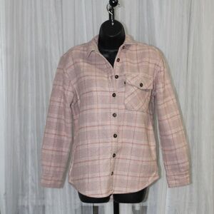Buffalo Jackson Plaid Button Down Heavy Shirt Jacket. Sz. M
